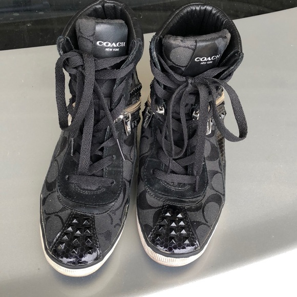 Coach Shoes - Coach wedge shoes size 5.5